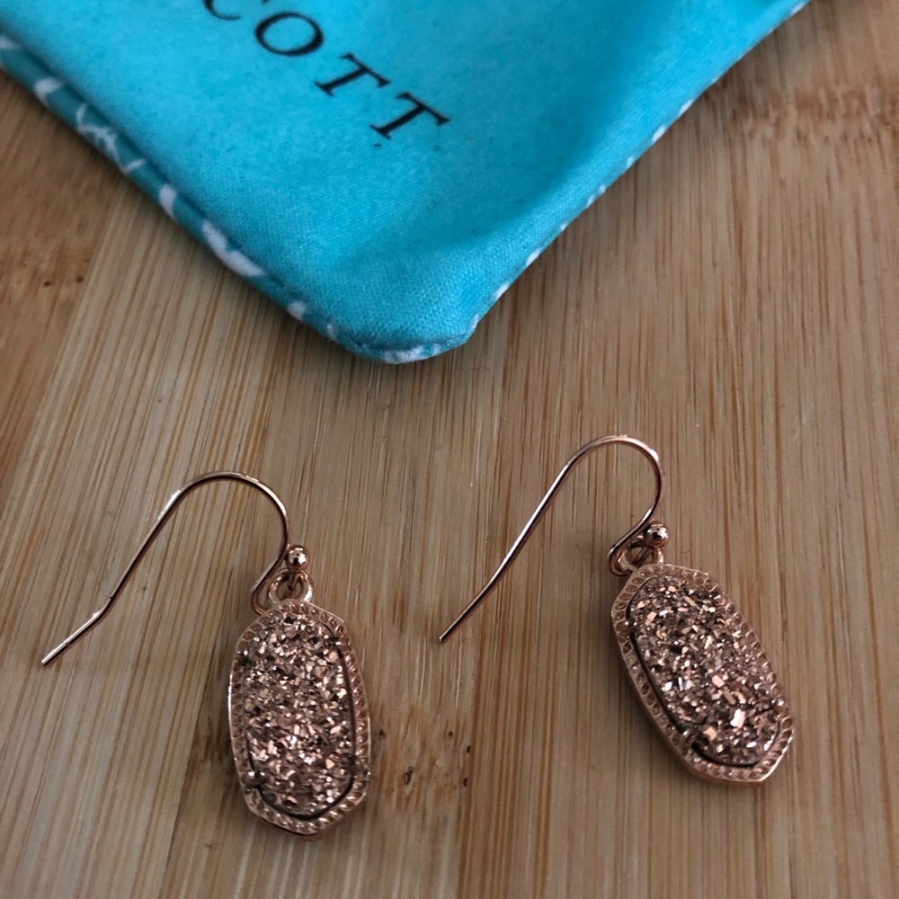 Kendra Scott Lee Gold Drusy Earrings